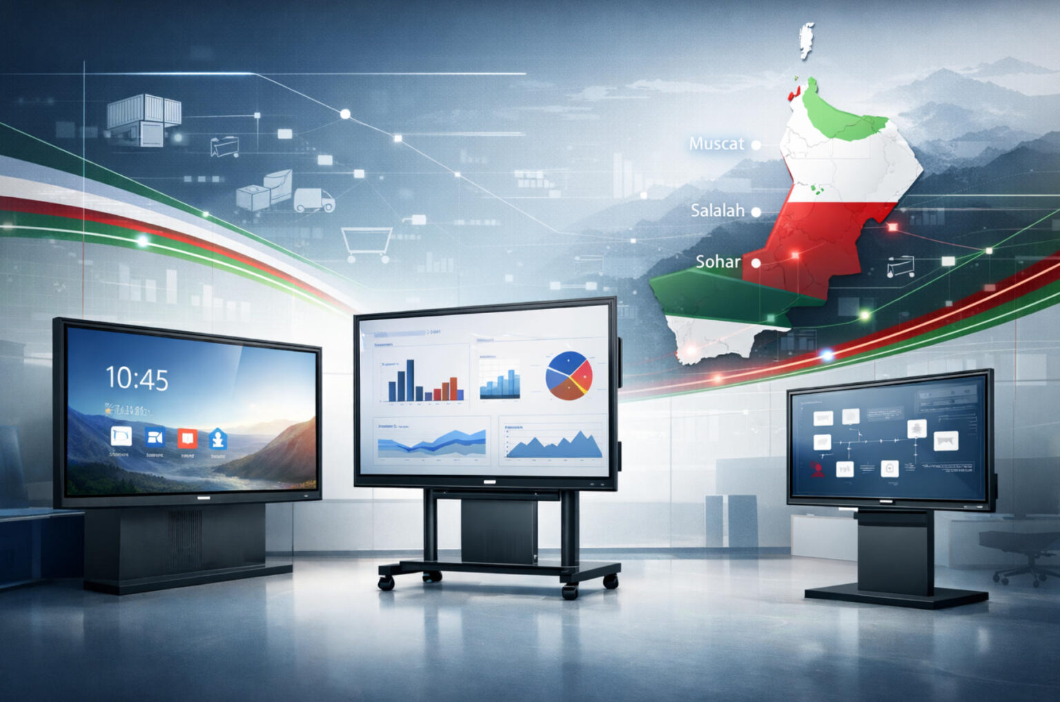Top 5 Interactive Display Suppliers in Oman | Ikinor