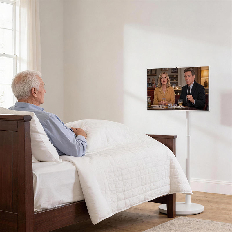Portable smart TV for hotel and hospitality use