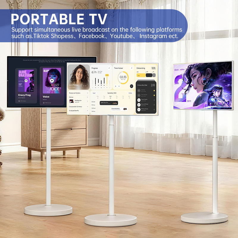 Portable smart TV for retail product presentation
